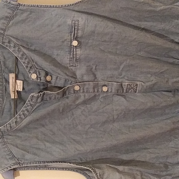 Liz Claiborne Cambray shirt dress mini - Picture 4 of 6